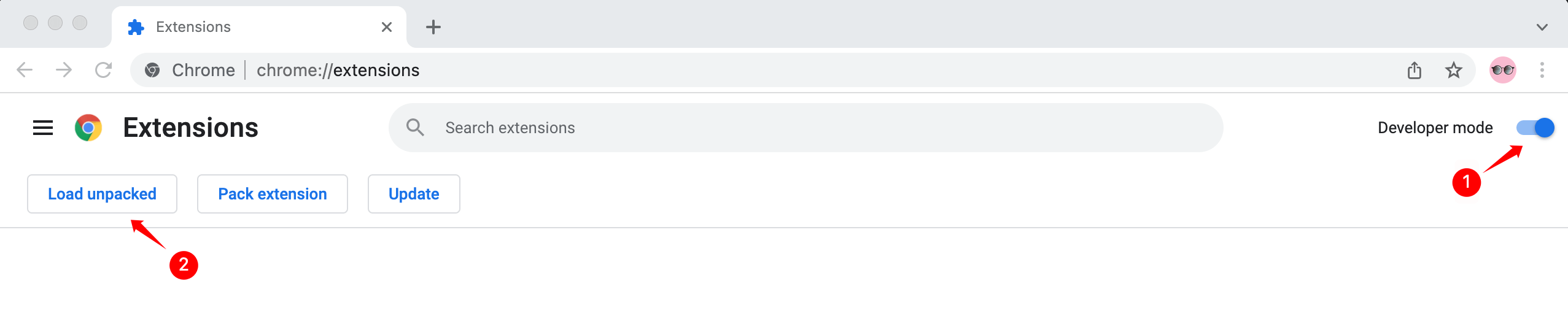 LinkedIn Search Exporter chrome extension load unpacked